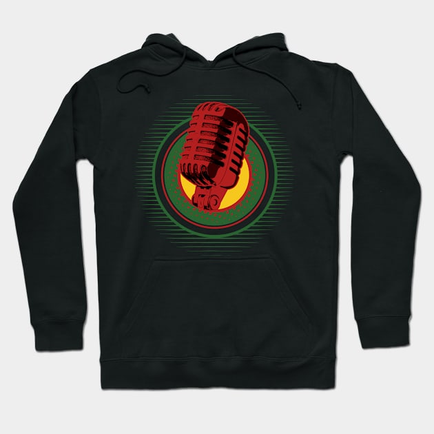 Microphone | Hiphop | V10 Hoodie by Degiab